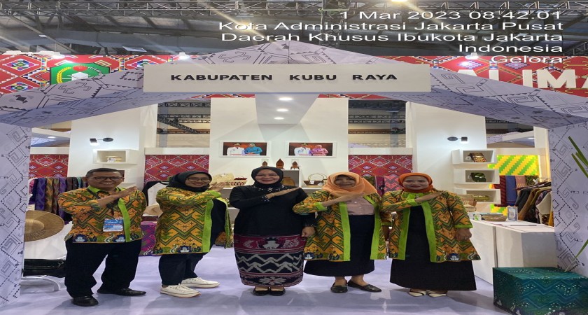 Dekranasda Kubu Raya Pamerkan Produk UMKM di INACRAFT 2023