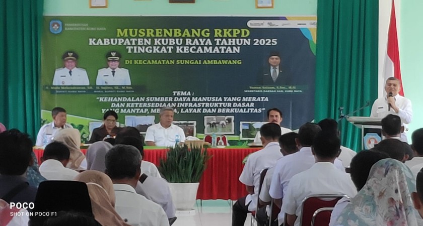 Musrenbang RKPD Kabupaten Kubu Raya Tahun 2025 di Kec. Sungai Ambawang