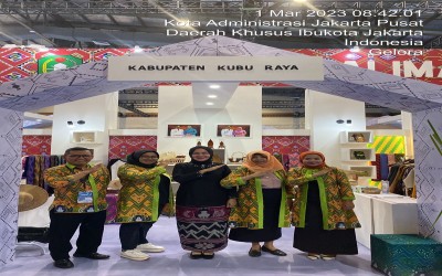 Dekranasda Kubu Raya Pamerkan Produk UMKM di INACRAFT 2023