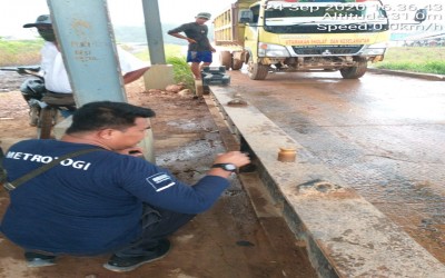 Pelayanan Tera Ulang Timbangan Jembatan Elektronik dengan Kapasitas Maksimum 20 Ton
